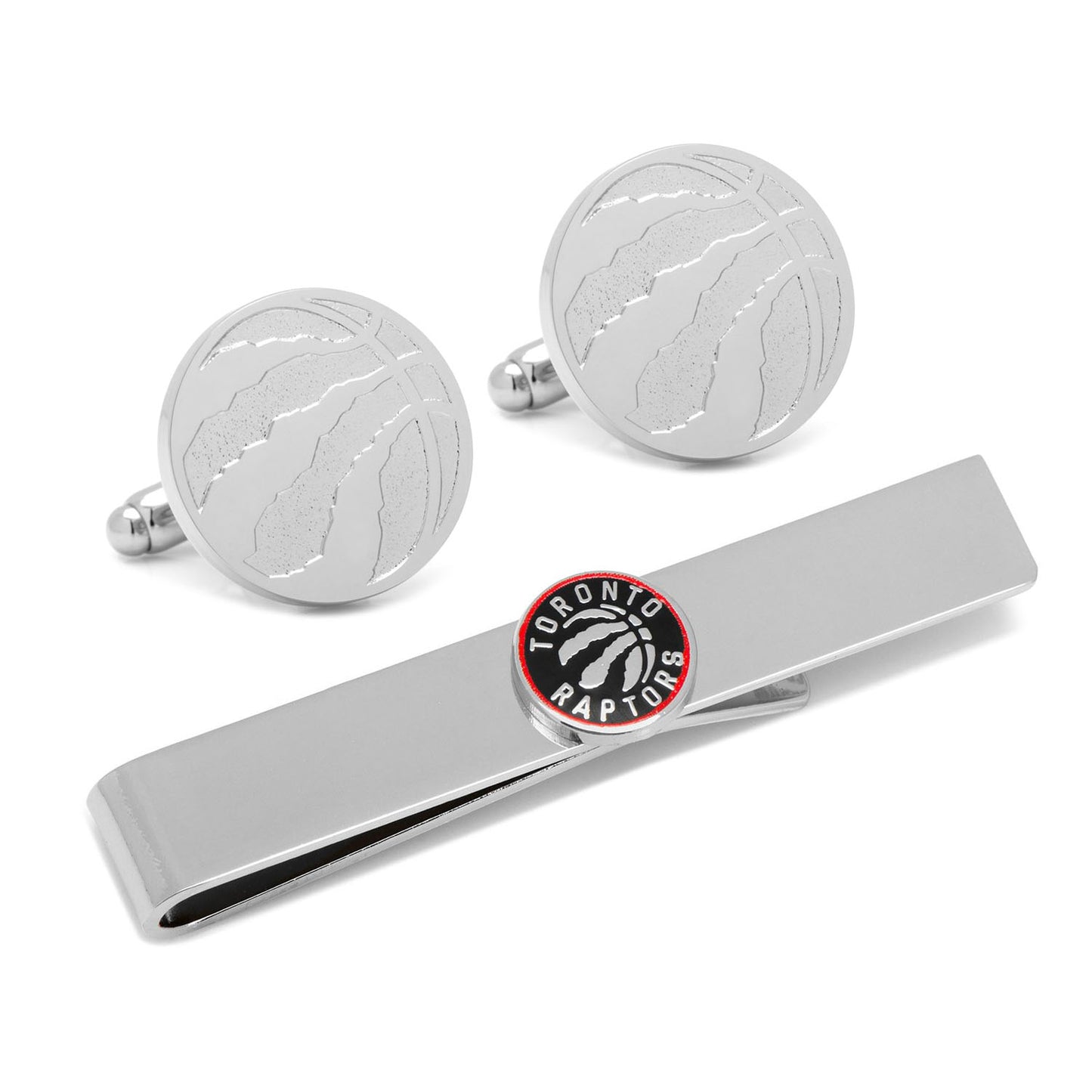 Toronto Raptors Cufflinks & Tie Bar Gift Set Image 1