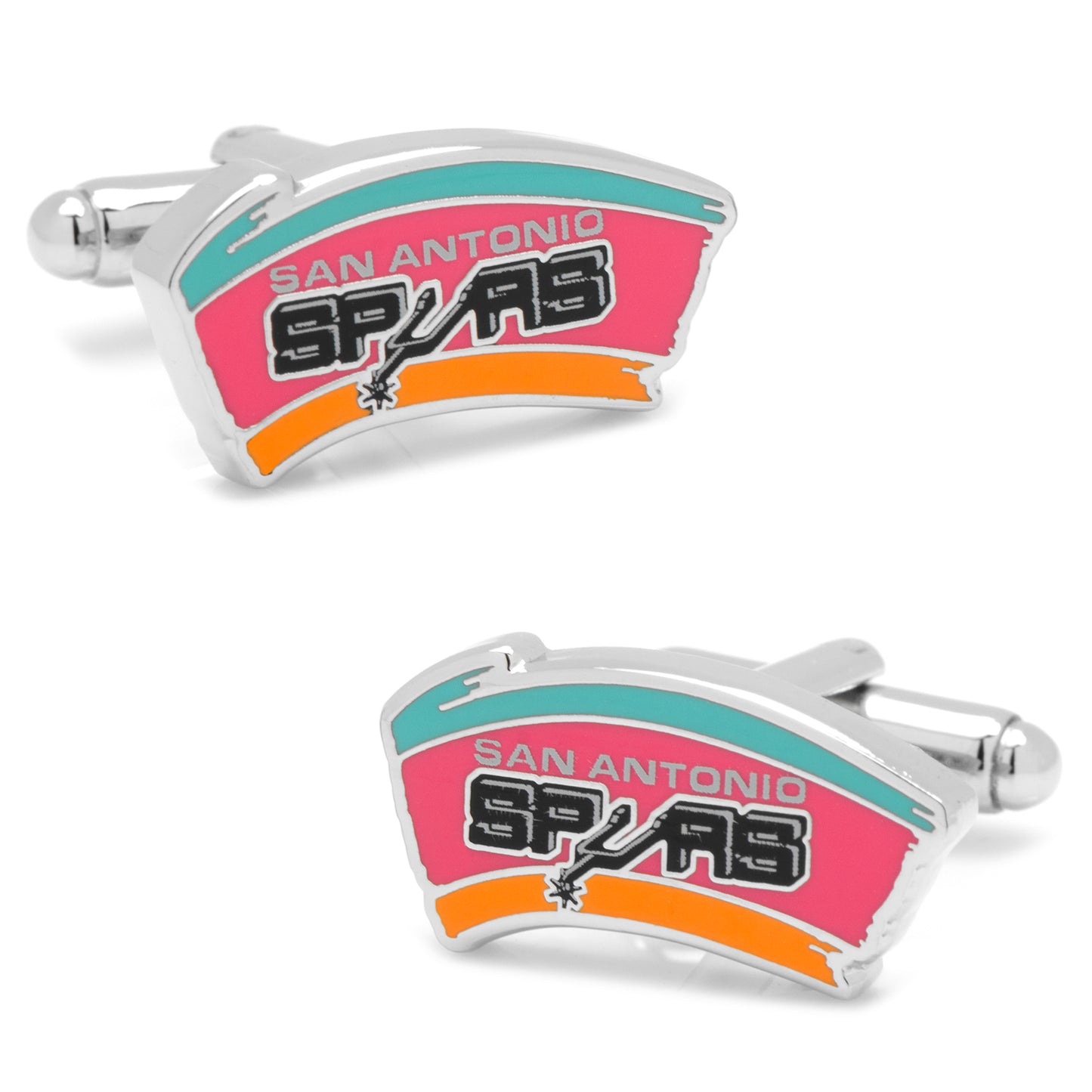 Retro San Antonio Spurs Cufflinks Image 4