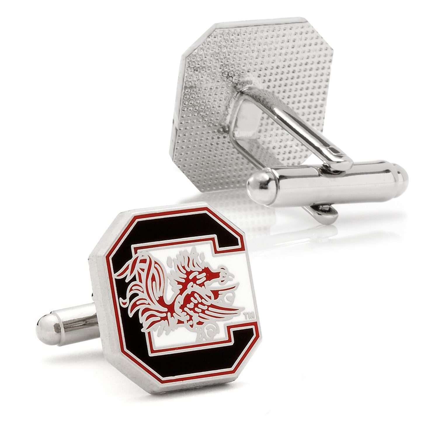 South Carolina Gamecocks Cufflinks and Tie Bar Gift Set Image 4