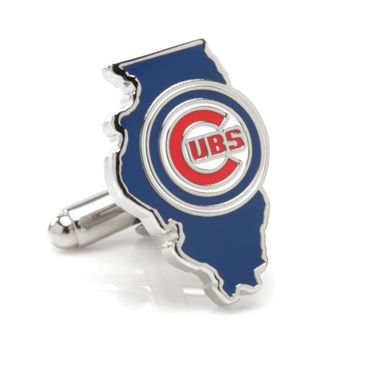 Chicago Cubs State Shaped Cufflinks Image 4