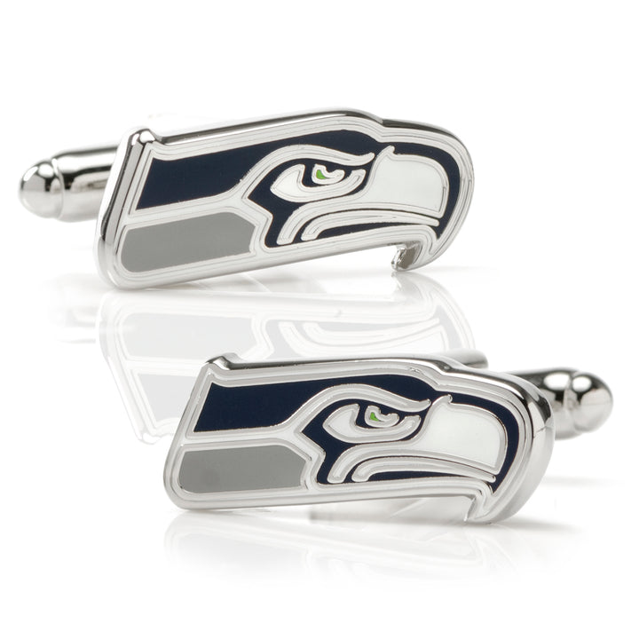 Seattle Seahawks Cufflinks and Tie Bar Gift Set Image 6