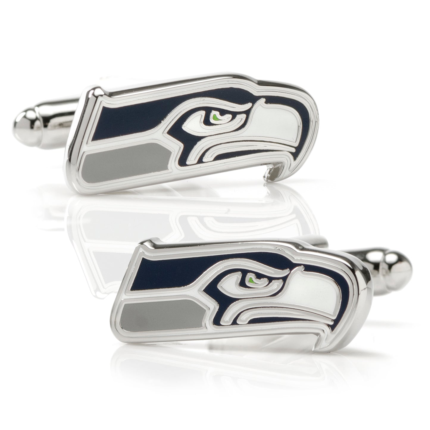 NFL Seattle Seahawks Cufflinks and Tie Clip Gift Set Image 7
