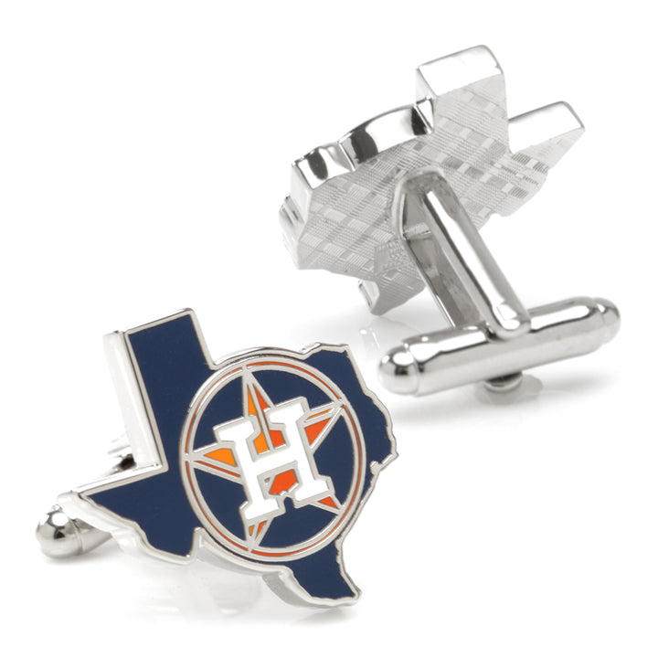 Houston Astros State Shaped Cufflinks Image 2