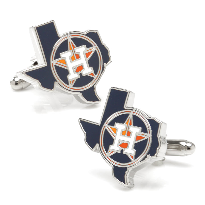 Houston Astros State Shaped Cufflinks Image 1
