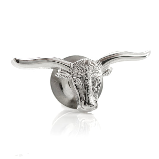 Longhorn Steer Lapel Pin Image 1