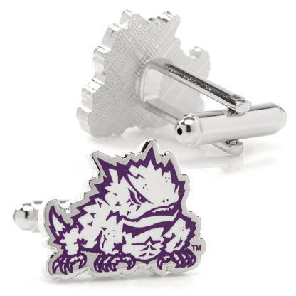 TCU Horned Frog Cufflinks Image 2