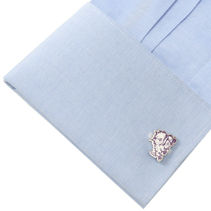 TCU Horned Frog Cufflinks Image 3