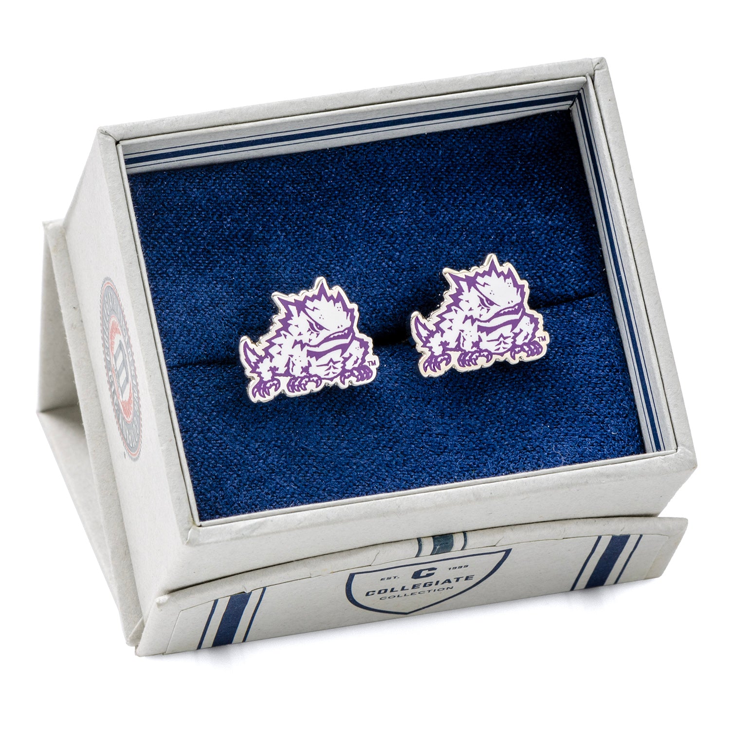 TCU Horned Frog Cufflinks Image 4