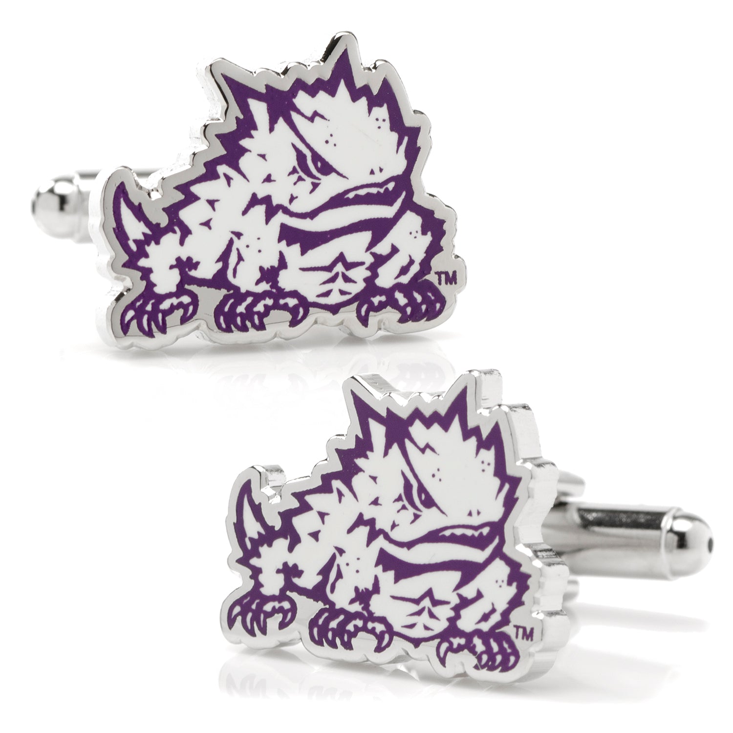 TCU Horned Frog Cufflinks Image 1