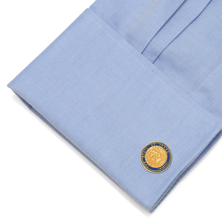 State of Texas Seal Cufflinks Image 3