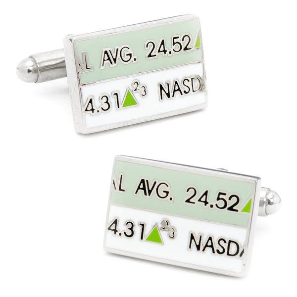 Stock Ticker Cufflinks Image 1