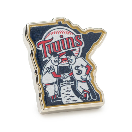 Minnesota Twins Minnie & Paul Lapel Pin Image 1