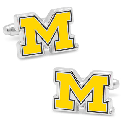 University of Michigan Wolverine Cufflinks and Lapel Pin Gift Set Image 3