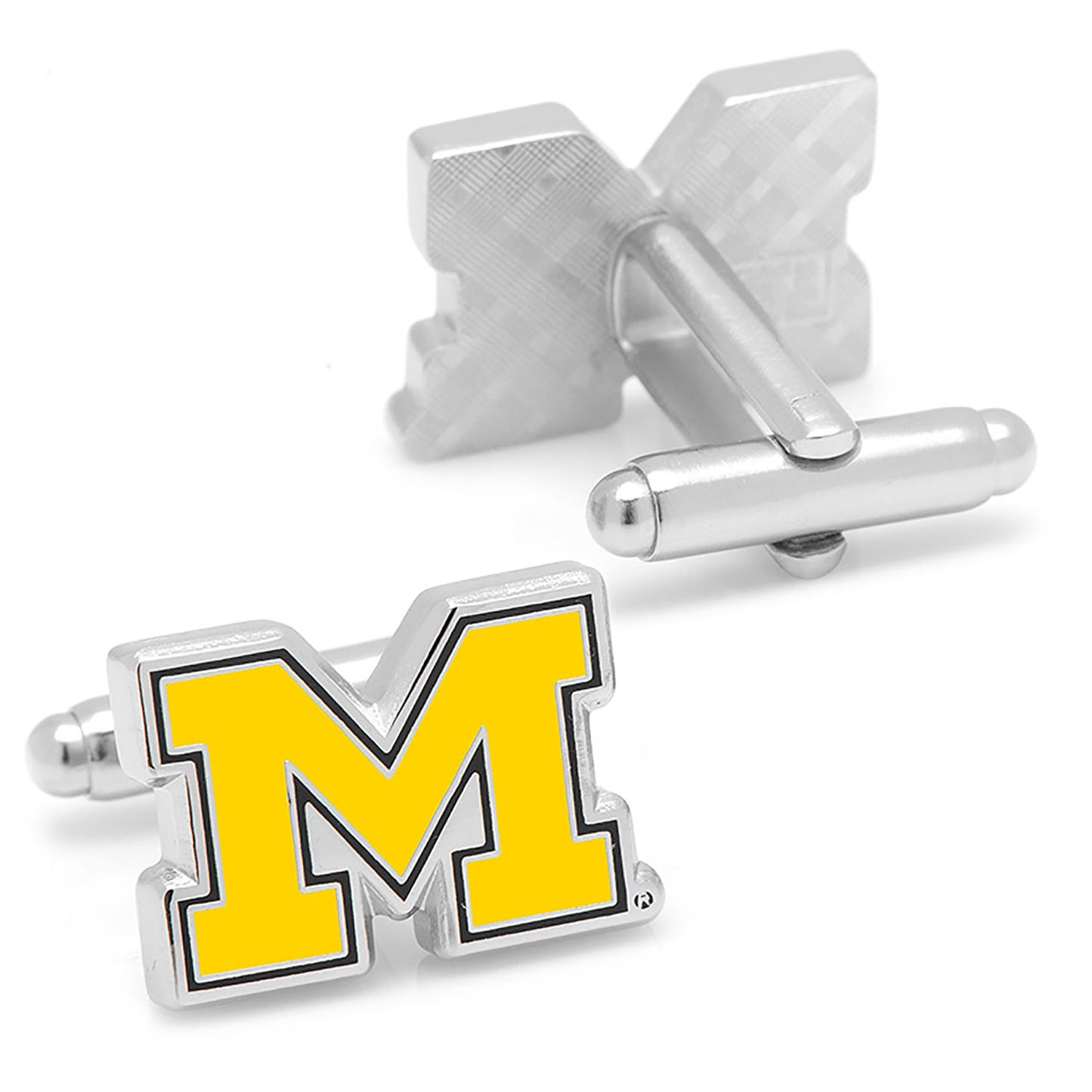 University of Michigan Wolverine Cufflinks and Lapel Pin Gift Set Image 4