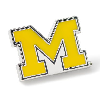 University of Michigan Wolverine Cufflinks and Lapel Pin Gift Set Image 6