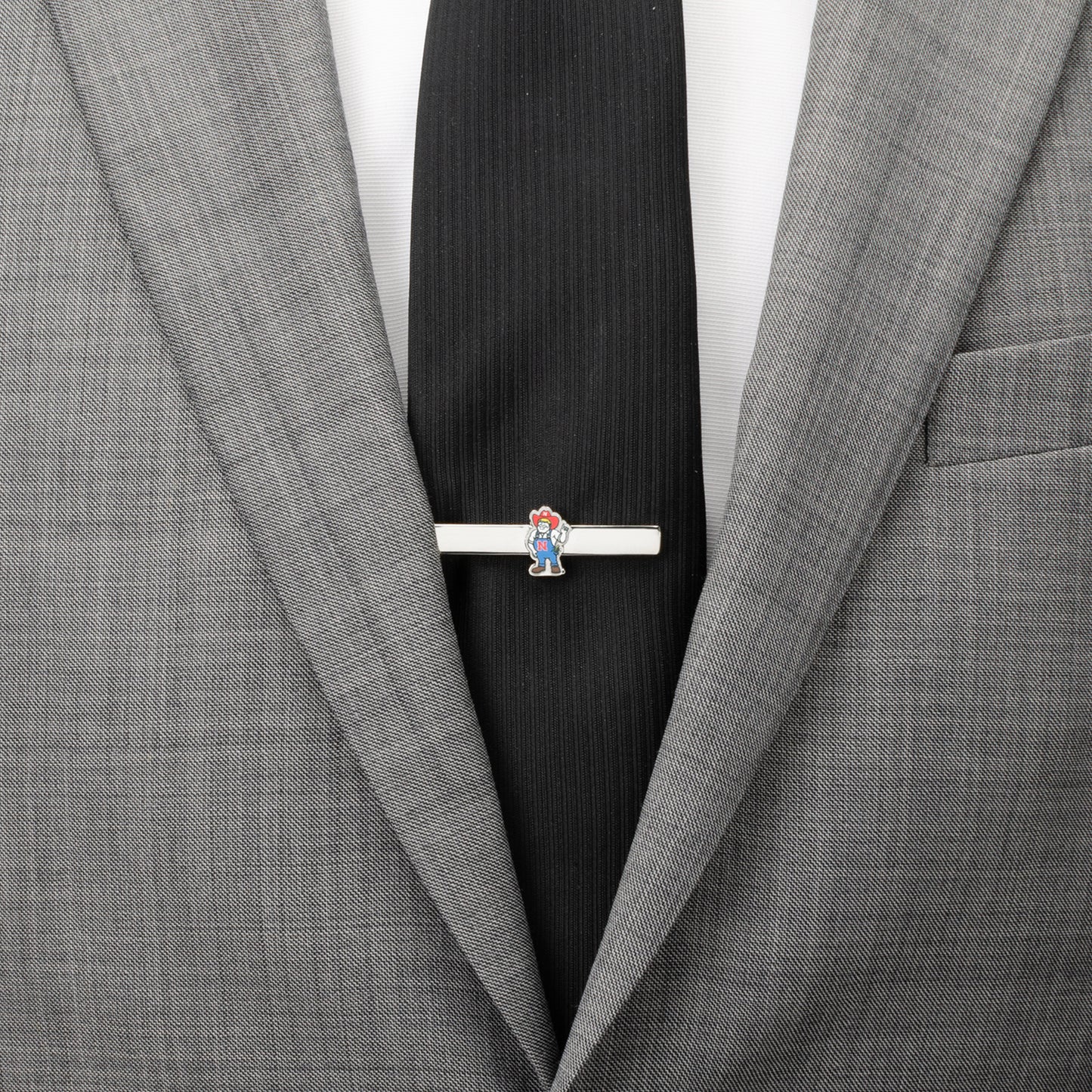 UNL Herbie Husker Mascot Tie Clip Image 2