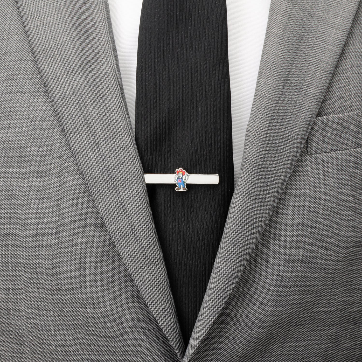 UNL Herbie Husker Mascot Tie Clip Image 2