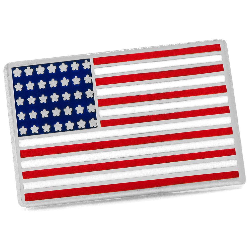 Wholesale Enamel American Flag Badge Holder