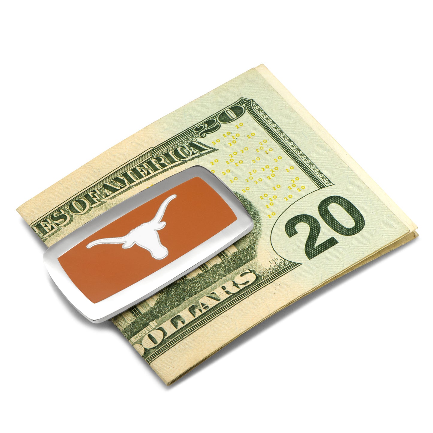 University of Texas Longhorns Cushion Money Clip Image 2