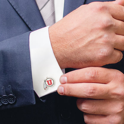 University of Utah Utes Cufflinks Image 2