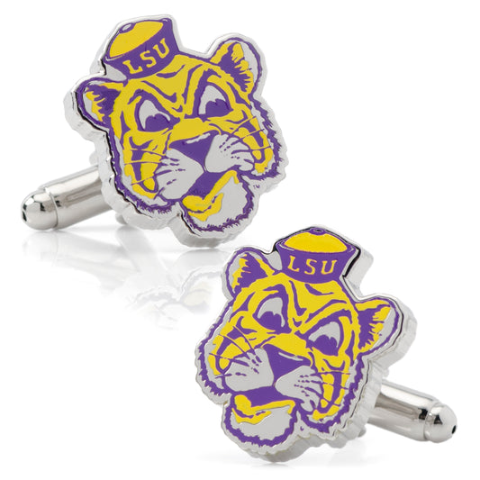 Vintage LSU Tigers Cufflinks Image 1