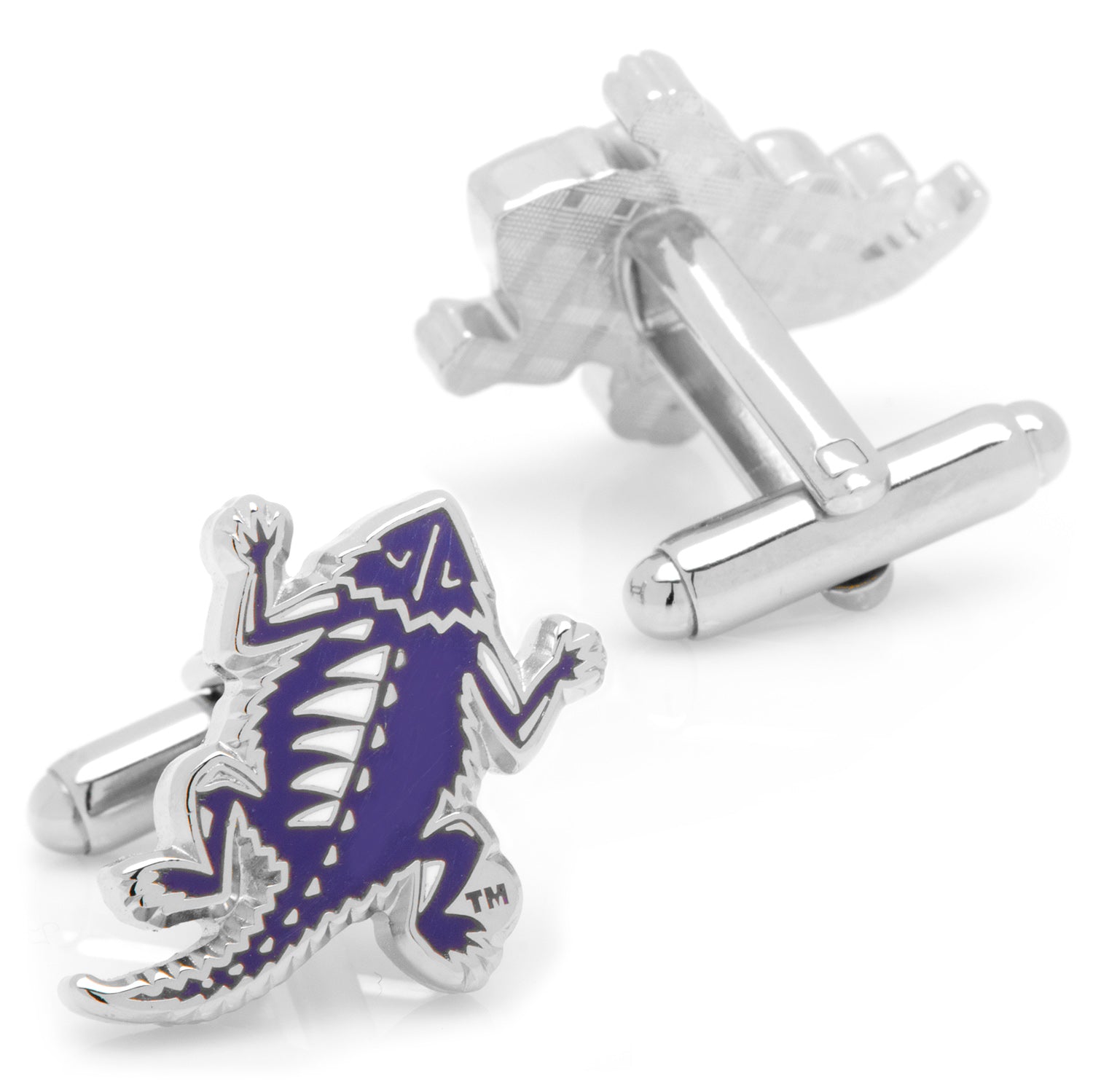 Vintage TCU Horned Frog Cufflinks Image 2