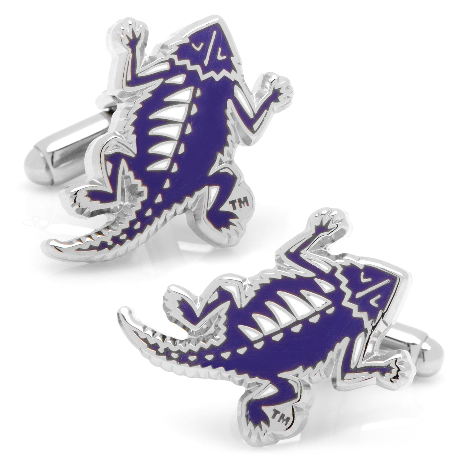 Vintage TCU Horned Frog Cufflinks Image 1