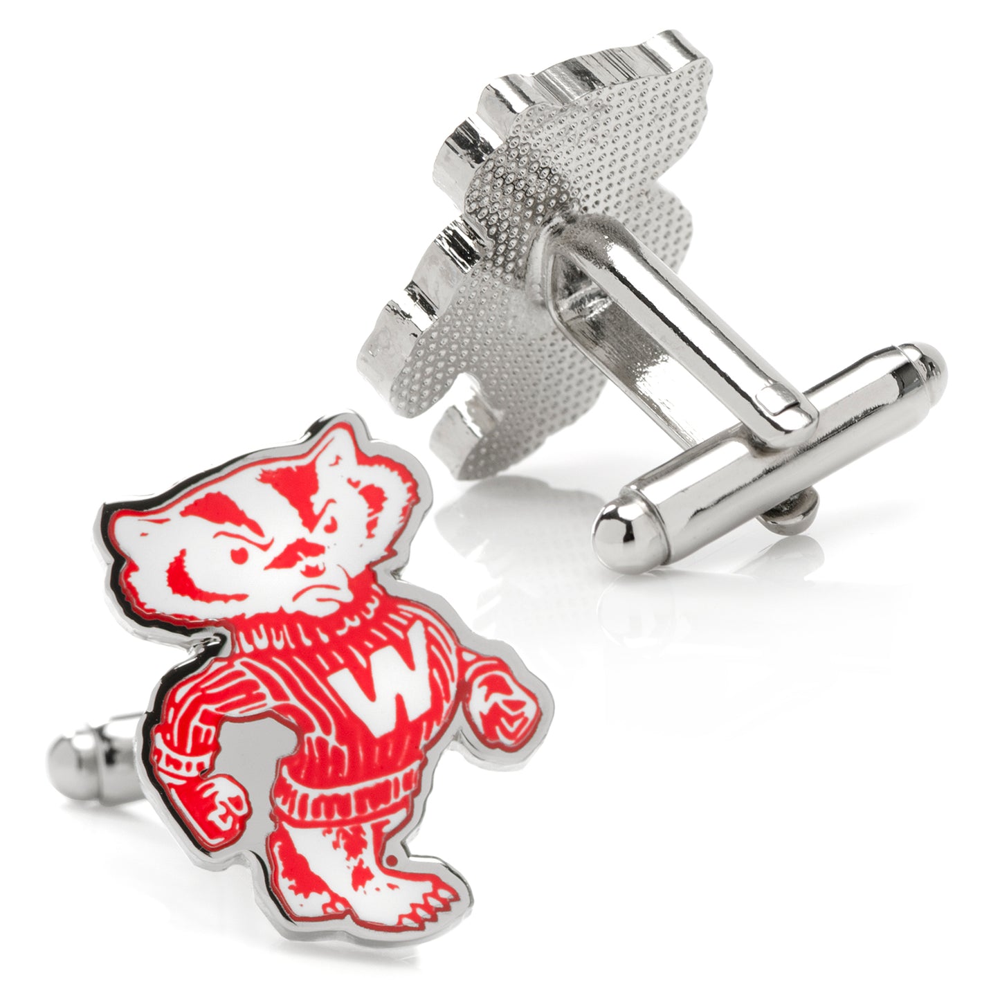 Vintage University of Wisconsin Badgers Cufflinks Image 2