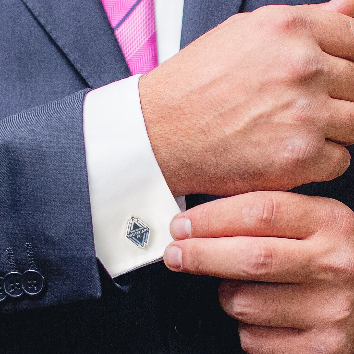 Vancouver Whitecaps Cufflinks and Lapel Pin Image 6