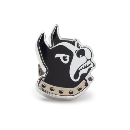 Wofford College Terrier Mascot Lapel Pin Image 1