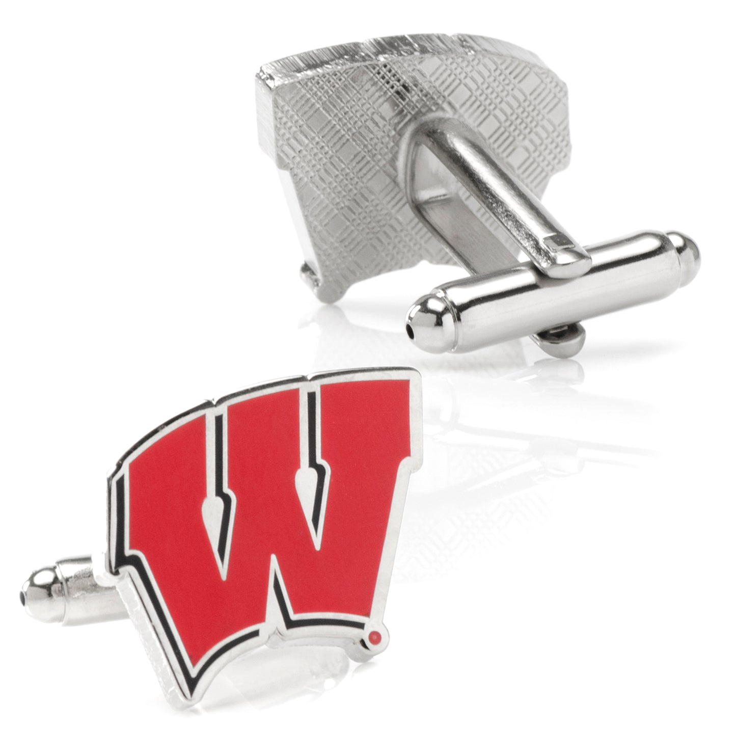 University of Wisconsin Badgers Cufflinks and Tie Bar Gift Set Image 8