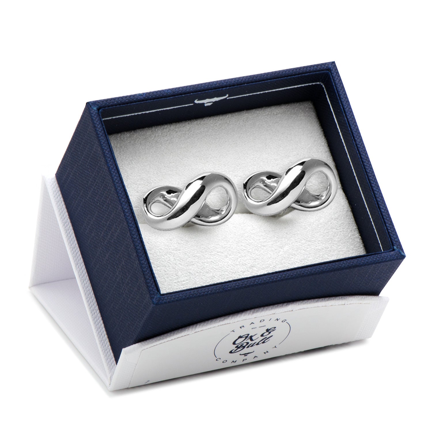Sterling Silver Infinity Symbol Cufflinks Image 5