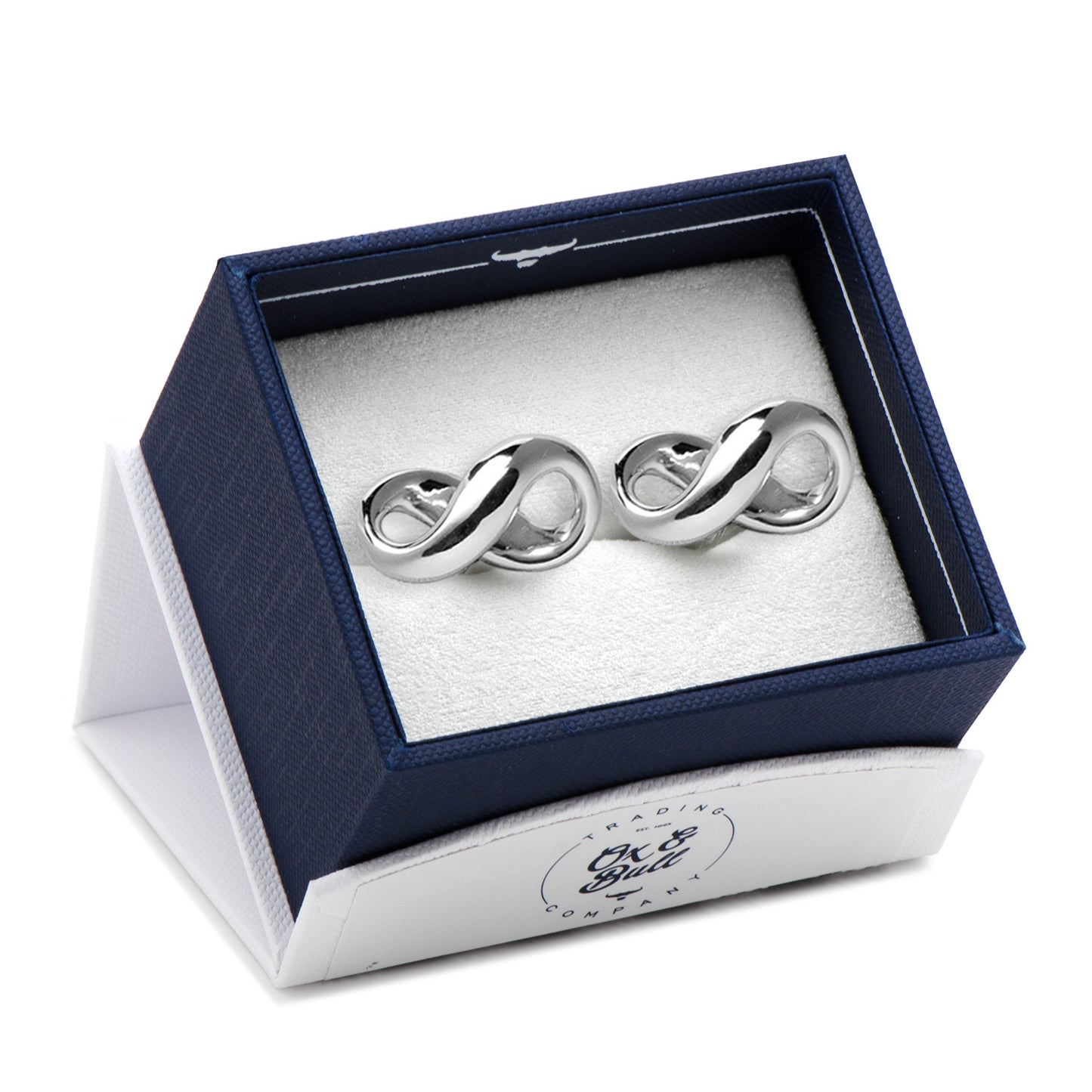 Sterling Silver Infinity Symbol Cufflinks Image 5