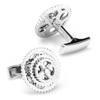 Sterling Silver Cyclist Cufflinks Image 2