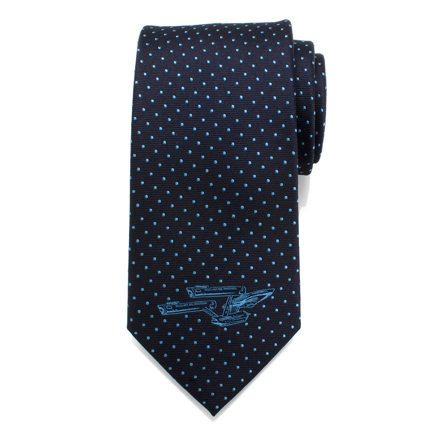 Enterprise Dot Blue Men's Tie Image 3