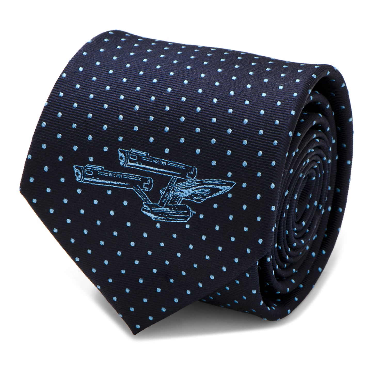 Enterprise Dot Blue Men's Tie Image 1