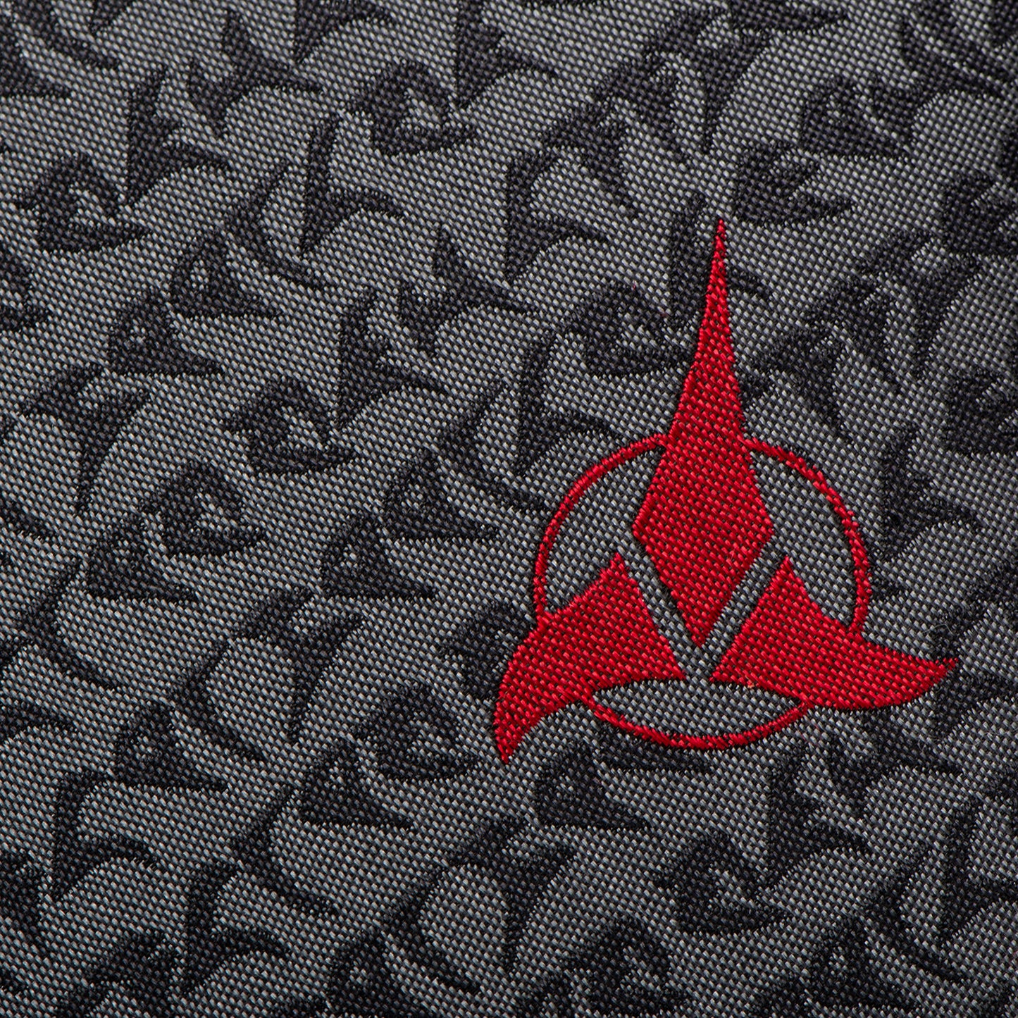 Klingon Grey Men's Tie Image 5