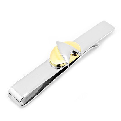 Star Trek Two Tone Delta Shield Cufflinks Tie Bar Gift Set Image 5