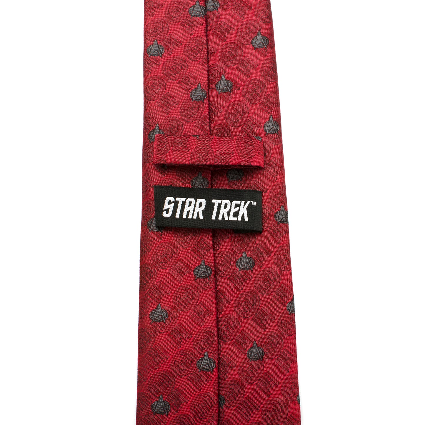 TNG Red Delta Shield Men's Tie Image 4