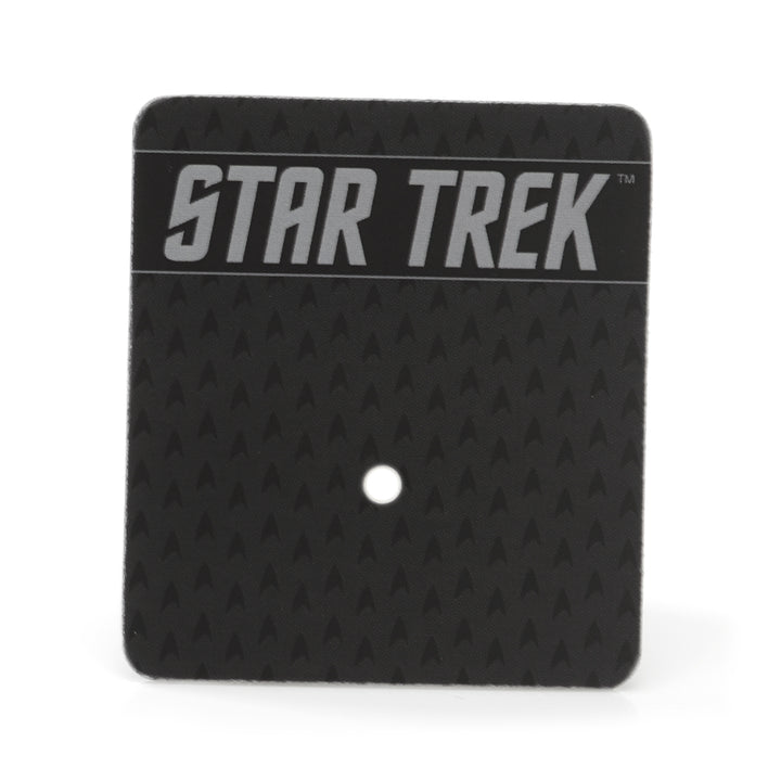 Star Trek Silver Delta Shield Lapel Pin Packaging Image