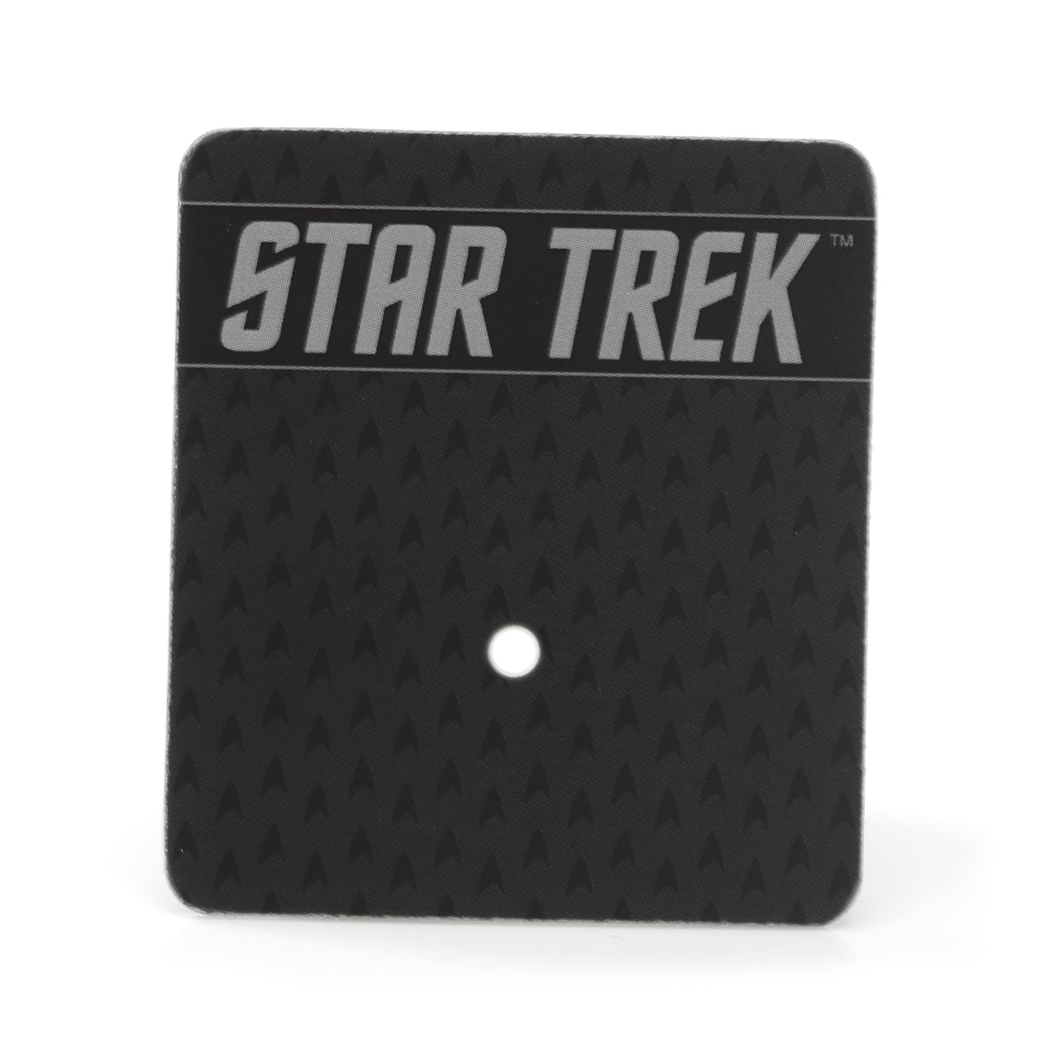 Star Trek Silver Delta Shield Lapel Pin Packaging Image