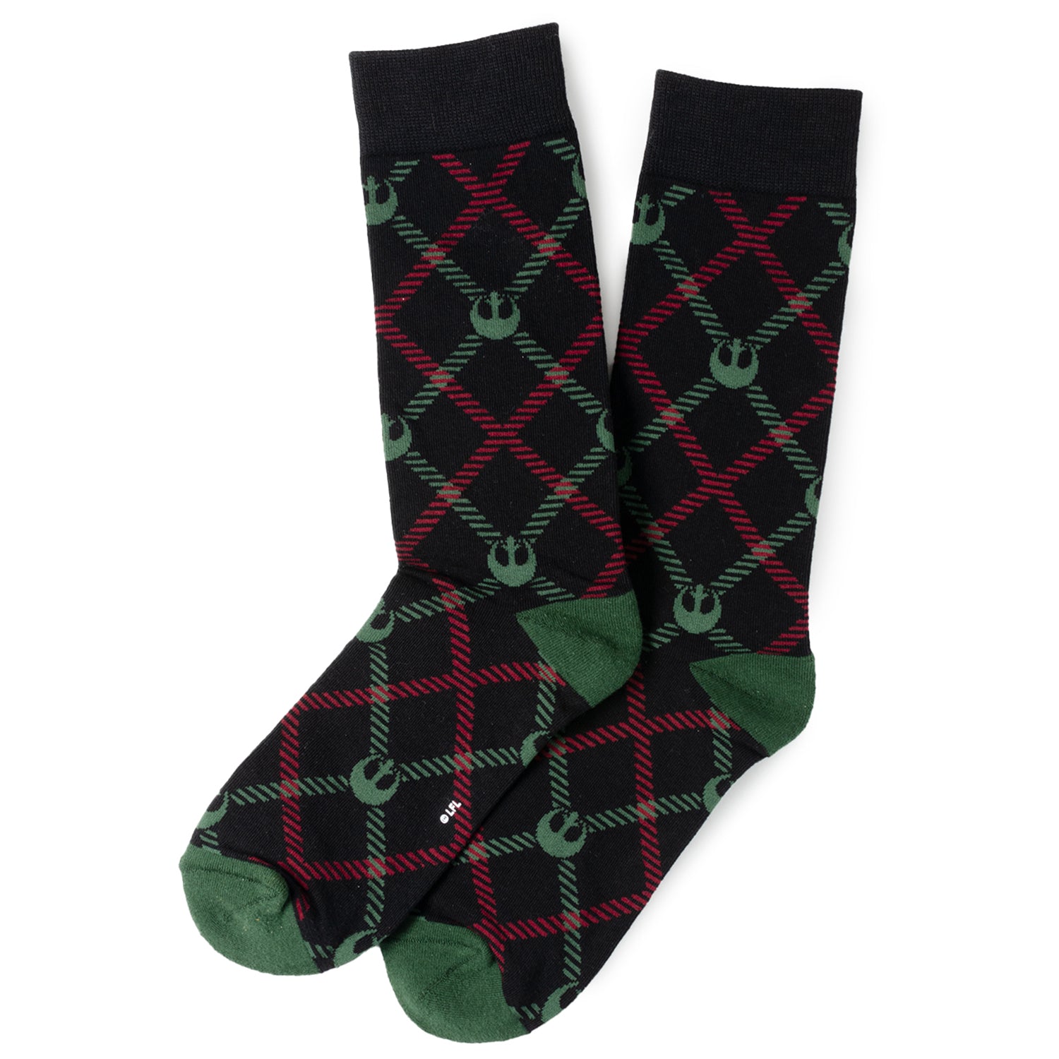 Star Wars Rebel Alliance Holiday Dress Socks and Lapel Pin Gift Set Image 4