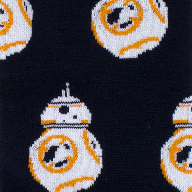 Star Wars BB-8 Navy Dress Socks and Rebel Alliance Starbird Crest Lapel Pin Gift Set Image 3