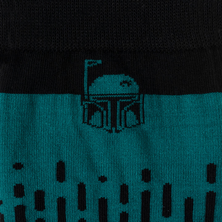 Boba Fett Hidden Message Green Men's Socks Image 3