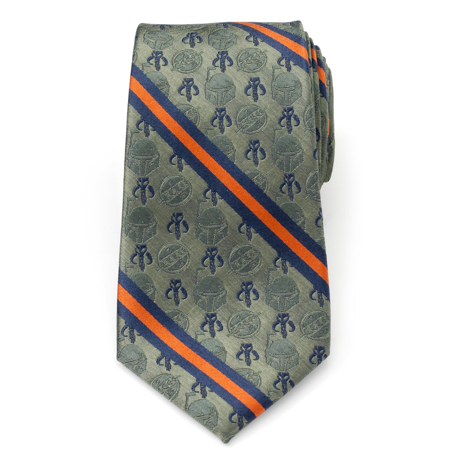 Star Wars - Boba Fett Green Stripe Men's Tie Image 3