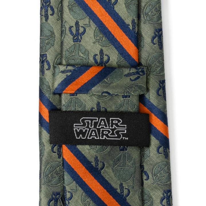 Star Wars - Boba Fett Green Men's Tie Image 4