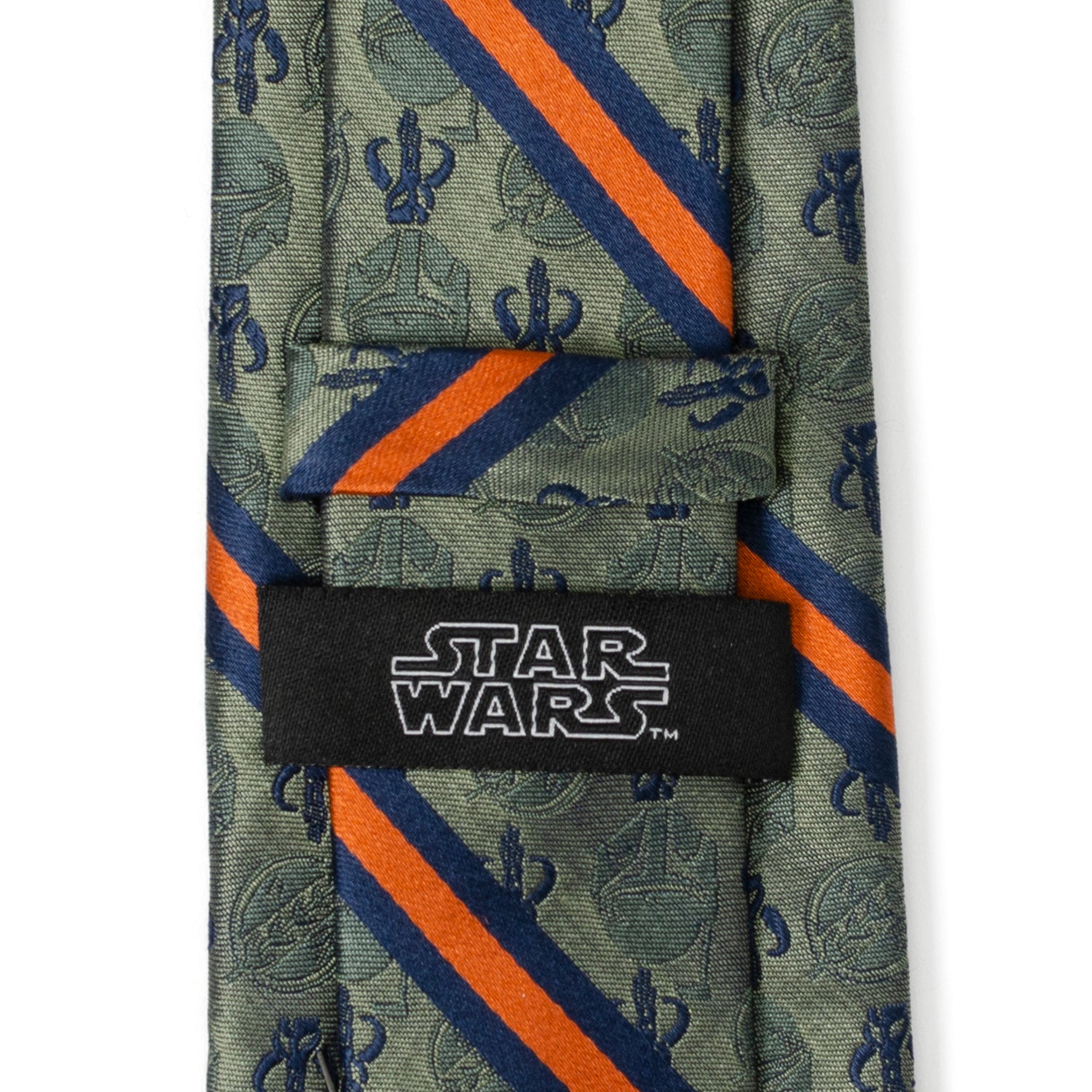 Star Wars - Boba Fett Green Stripe Men's Tie Image 4