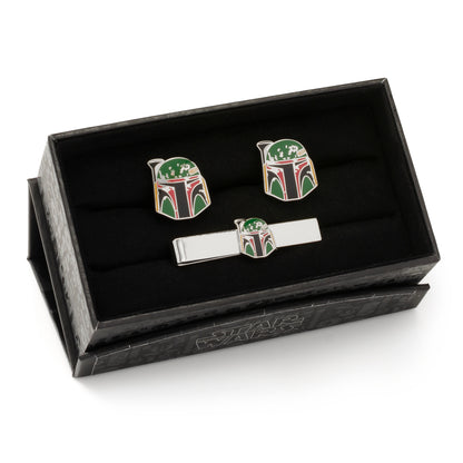 Boba Fett Cufflinks and Tie Bar Gift Set Image 6