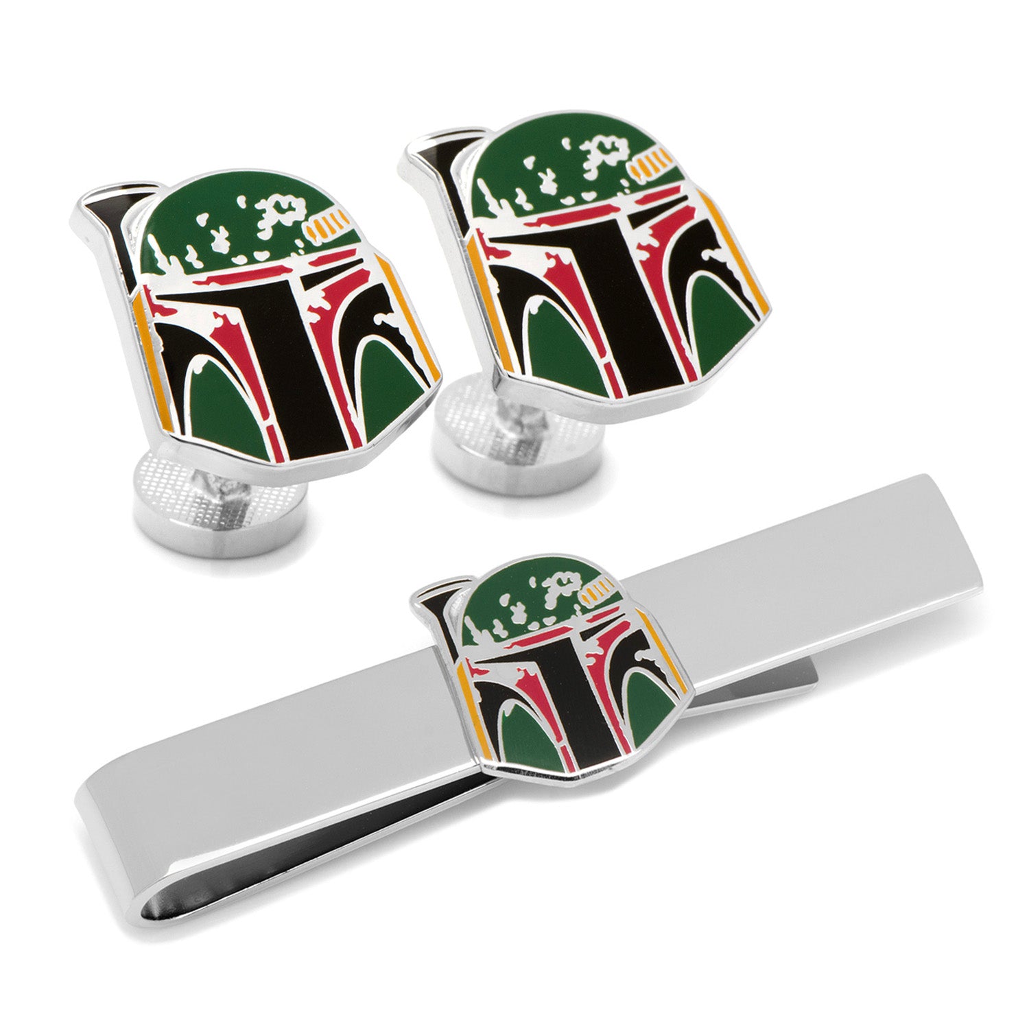 Boba Fett Cufflinks and Tie Bar Gift Set Image 1