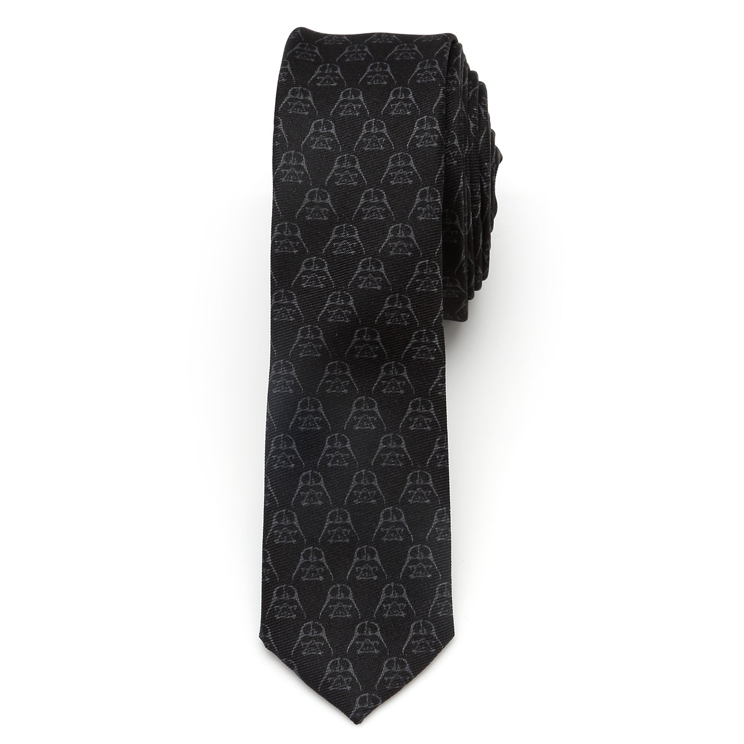 Darth Vader Black Men's Skinny Tie Image 3